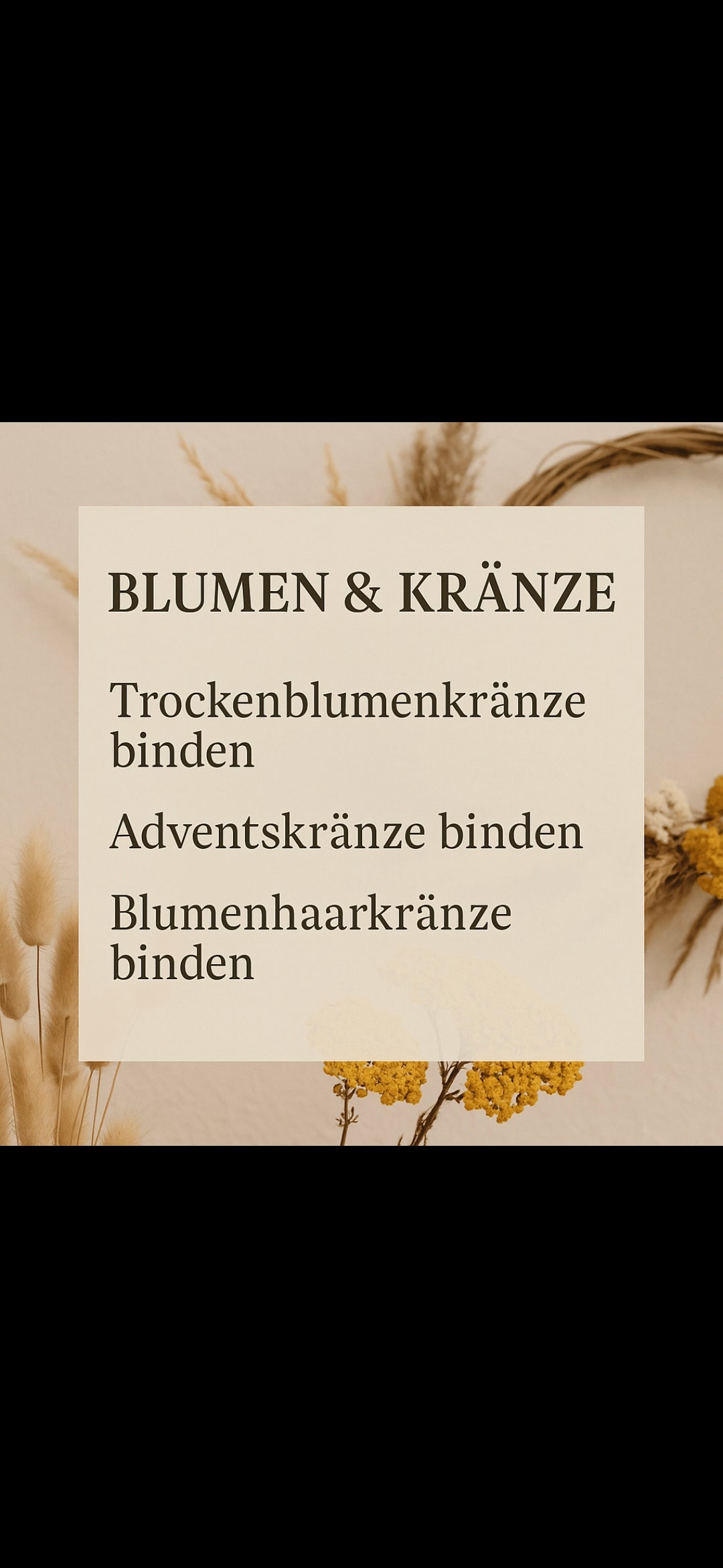 Blumen Workshops