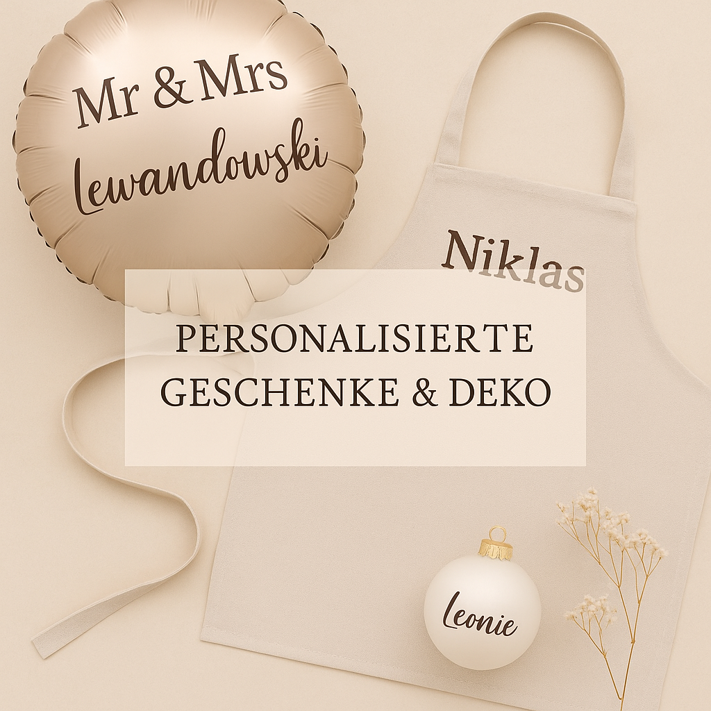 Personalisierte Geschenke & Deko
