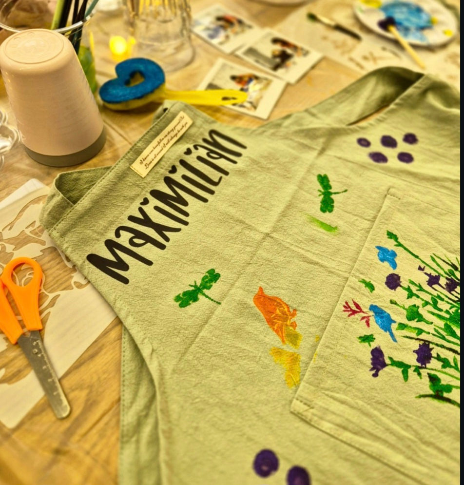 Kinderschürzen bemalen ✨| Fideralala Familiencafé Nordhorn | 27.03.2026