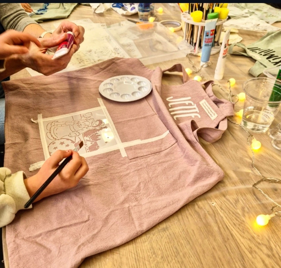 Kinderschürzen bemalen ✨| Fideralala Familiencafé Nordhorn | 27.03.2026