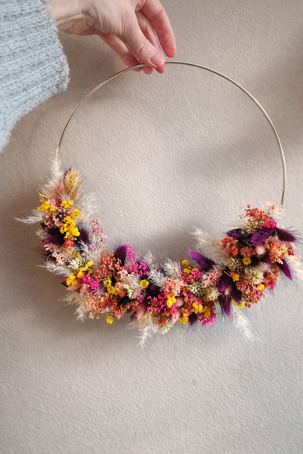 DIY Trockenblumen-Kranz Set – Pauwau kreativ Workshop Edition