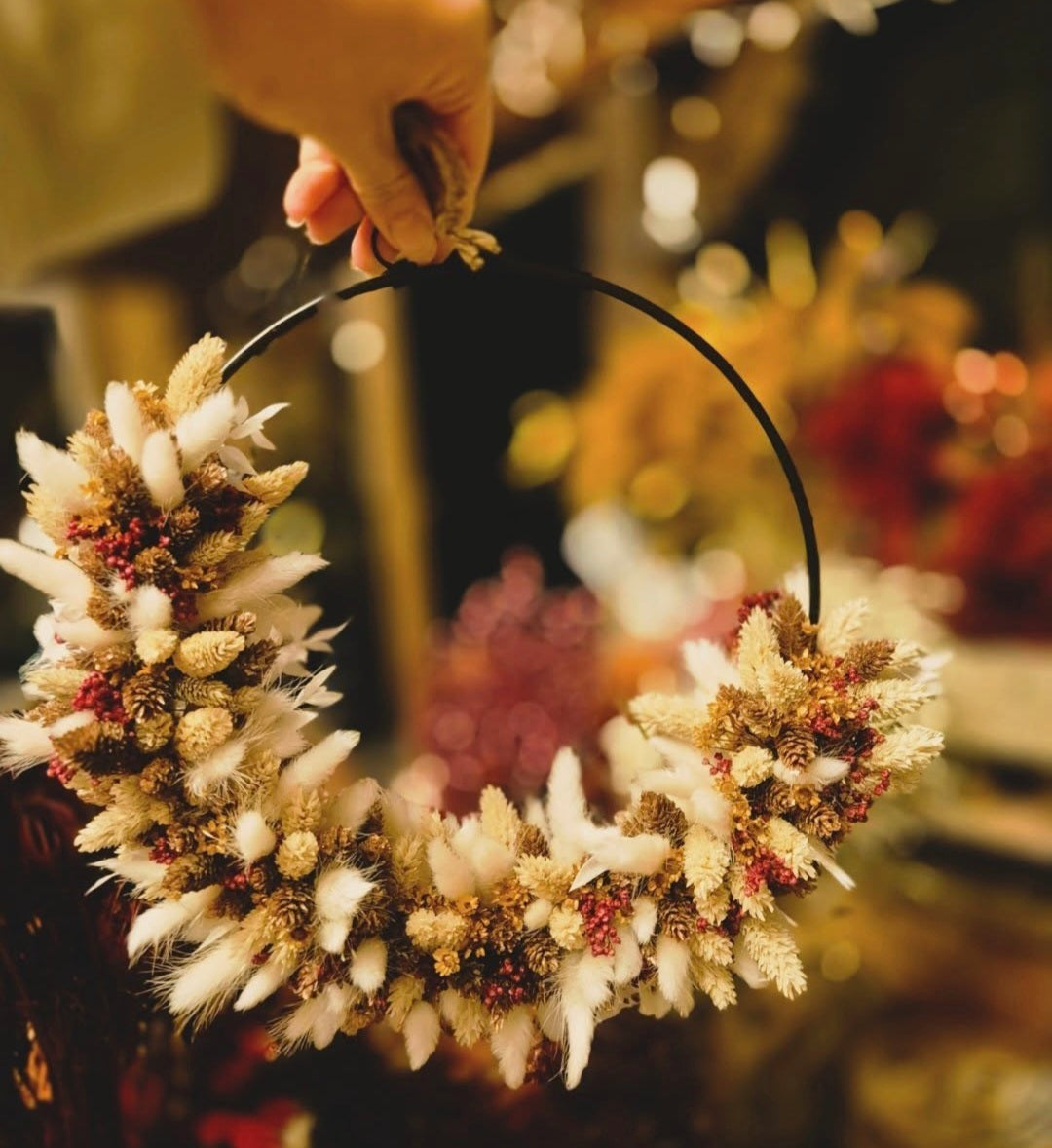 DIY Trockenblumen-Kranz Set – Pauwau kreativ Workshop Edition