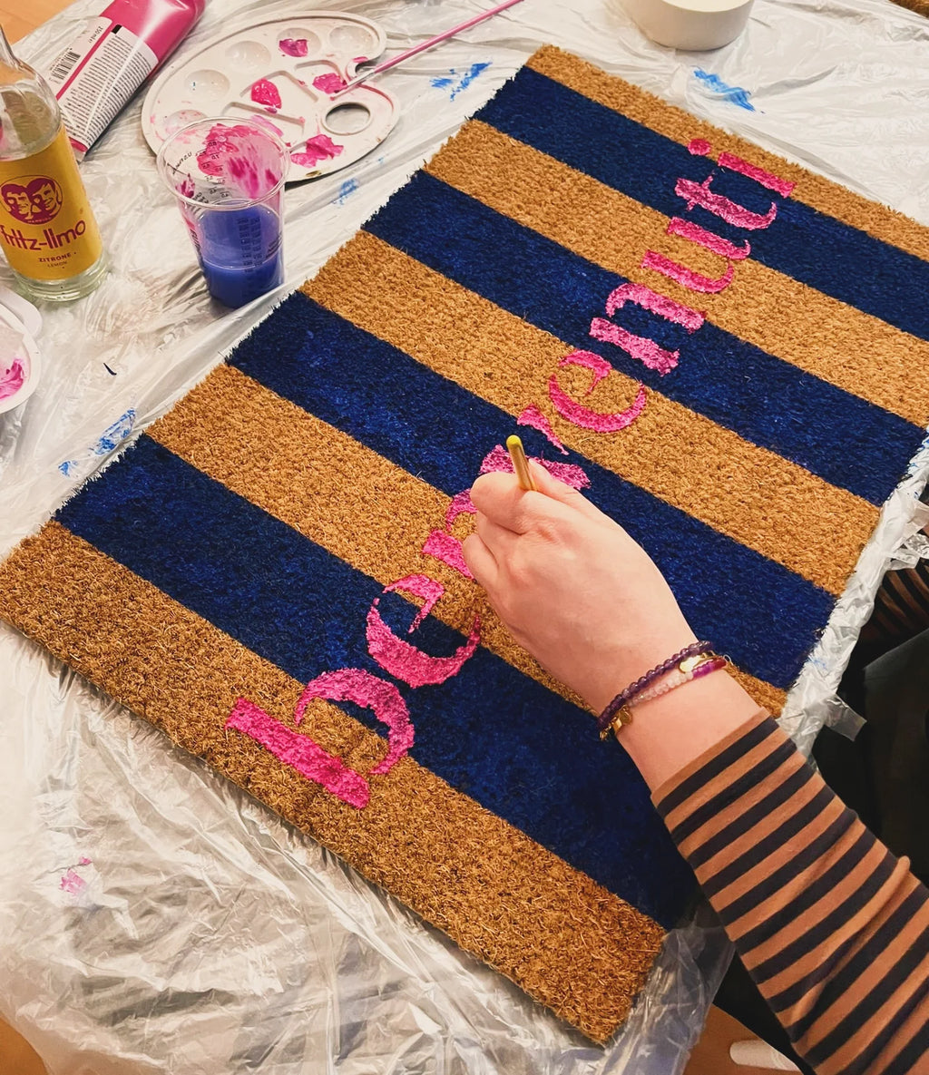 Fußmatten-Workshop | 29.07.2026 | Rosabuntes Lädchen Bissendorf