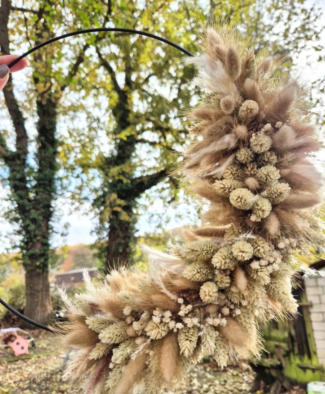 DIY Trockenblumen-Kranz Set – Pauwau kreativ Workshop Edition