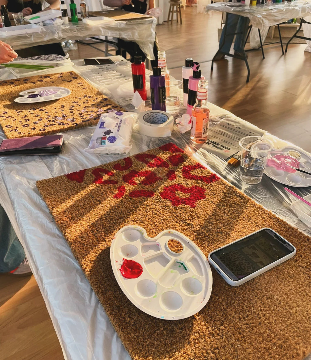 Fußmatten-Workshop | 29.07.2026 | Rosabuntes Lädchen Bissendorf