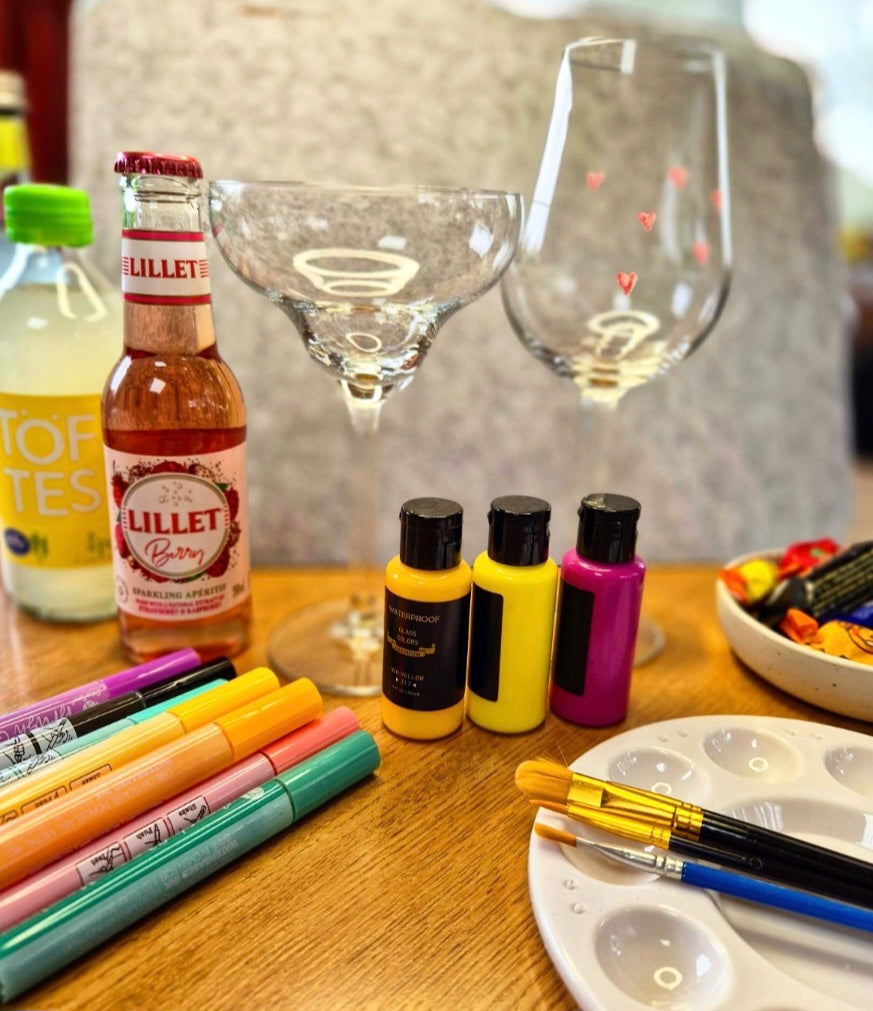 🥂 All You Can Create – Lillet Glass Painting | 13.03.2026 | Schreiben&Träumen